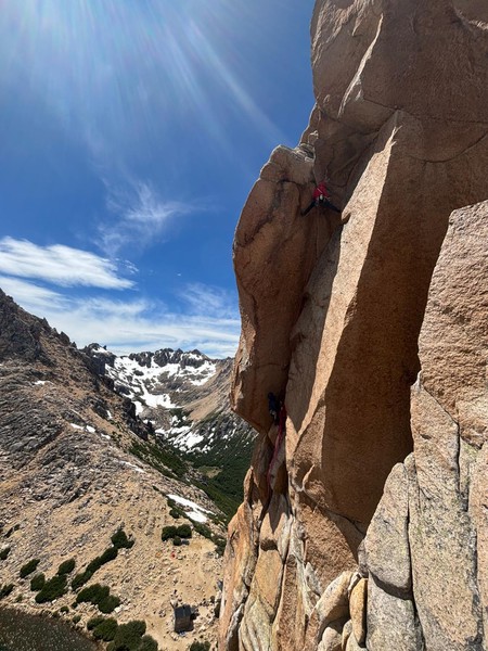 Sondre i cruxet på Lost Fingers. Photo: Lauren Funaro