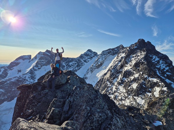 Turlaget rett før innsteget.